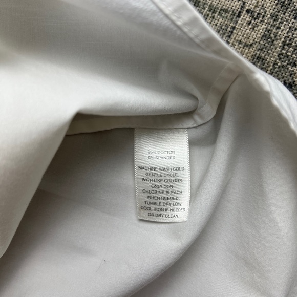 White House Black Market Ruched Button Up Shirt - Picture 5 of 5